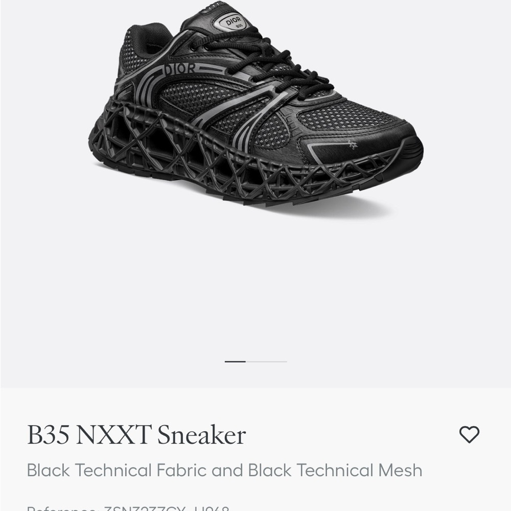 Dior B35 NXXT Black  Sneakers - Picture 7 of 7